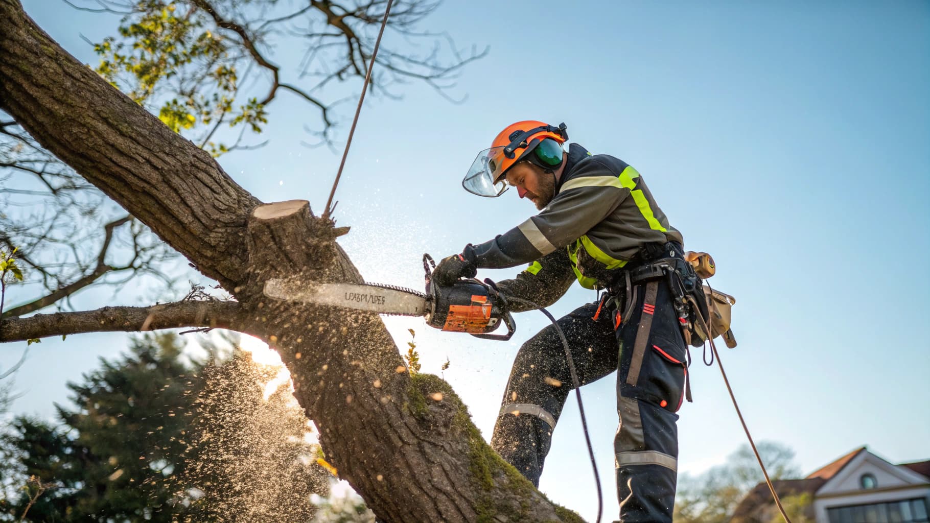 Tree Service Pro professional at work
